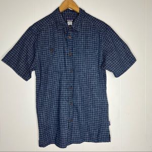 Patagonia Men’s Short Sleeves Button Down Shirt Sz M
